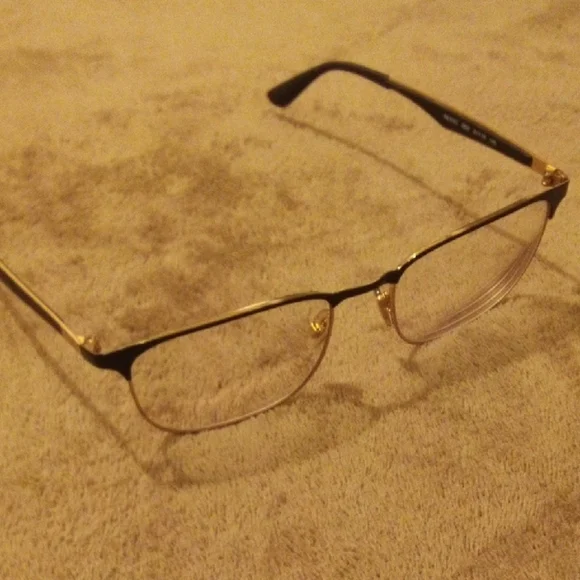 Ray-Ban Black and Gold Frame Glasses - Picture 5 of 7
